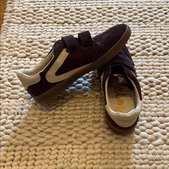 Sam Edelman Shoes - NWOB Sam Edelman Dark Brown and Cream Sneakers